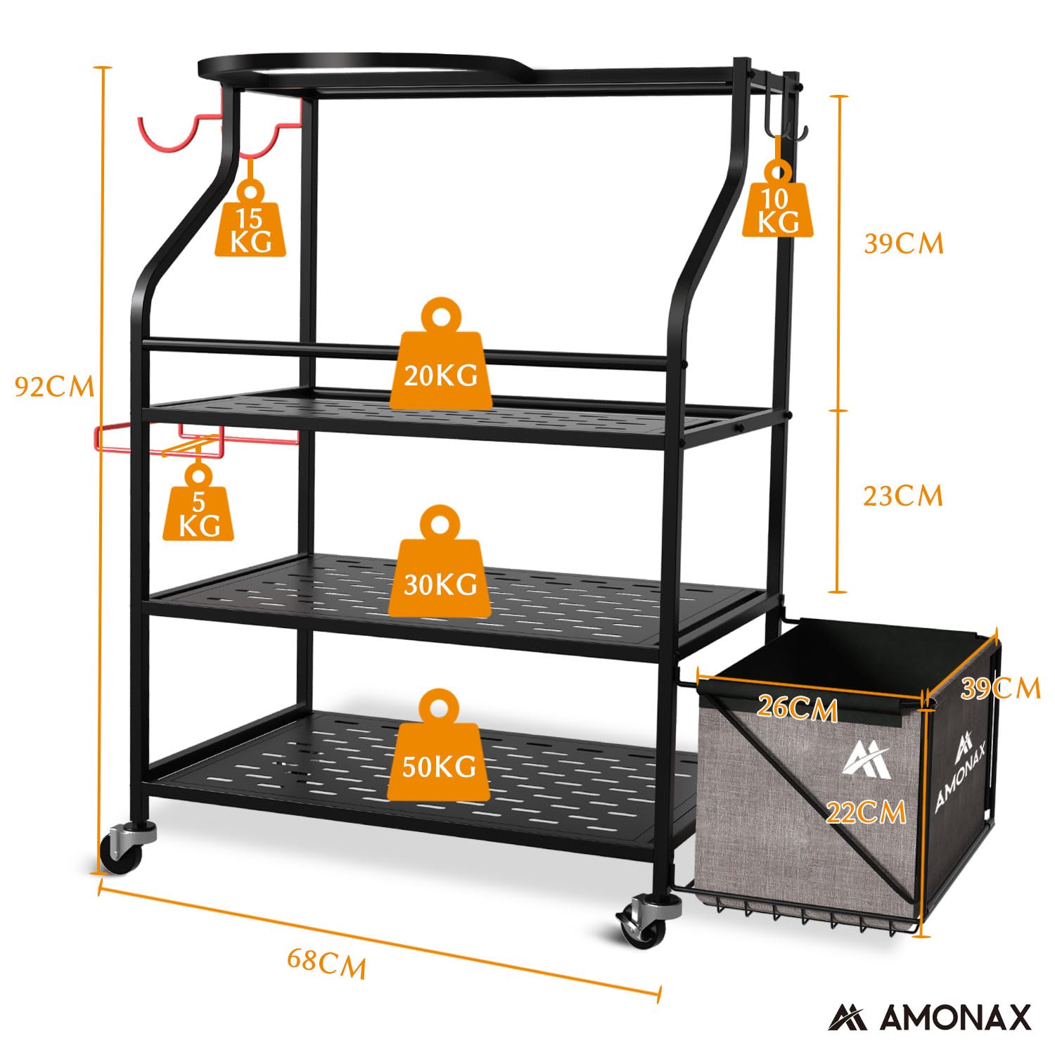 Amonax Home Gym Support Halteres, Support De Yoga Rack Musculation De Salle De Sport Pour Bandes De Résistance, Accessoires De Fitness, Portoirs De Stockage Des Poids Pour Femme - fitnessterapy