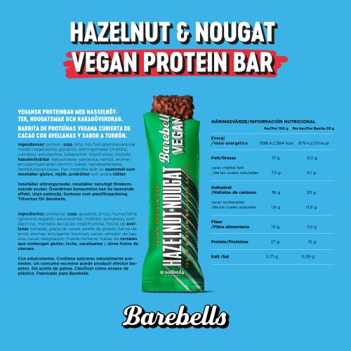 Barebells Barre de protéine 20g proteine, 12x55g chocolat protein bars (Salty Peanut) - fitnessterapy