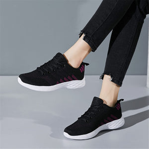 BRKVALIT Chaussures de Running Course Femmes Sports Fitness Gym Baskets Sneakers Poids Léger Rose - fitnessterapy