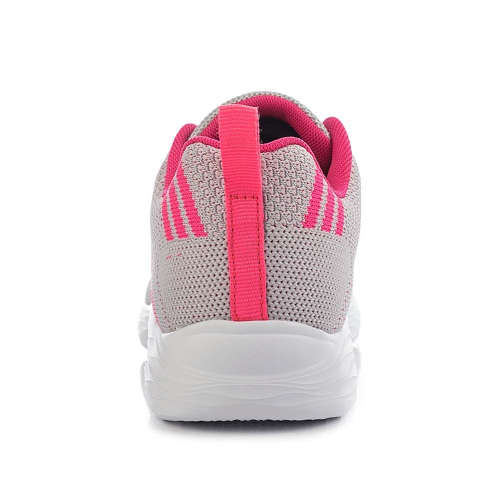 BRKVALIT Chaussures de Running Course Femmes Sports Fitness Gym Baskets Sneakers Poids Léger Rose - fitnessterapy