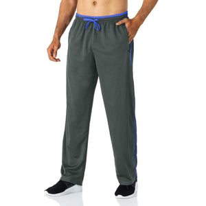 Butrends Pantalon de Jogging pour Homme Pantalon de Course léger avec Poches zippées Pantalon de Sport Taille élastique Pantalon de survêtement à Fond Ouvert - fitnessterapy