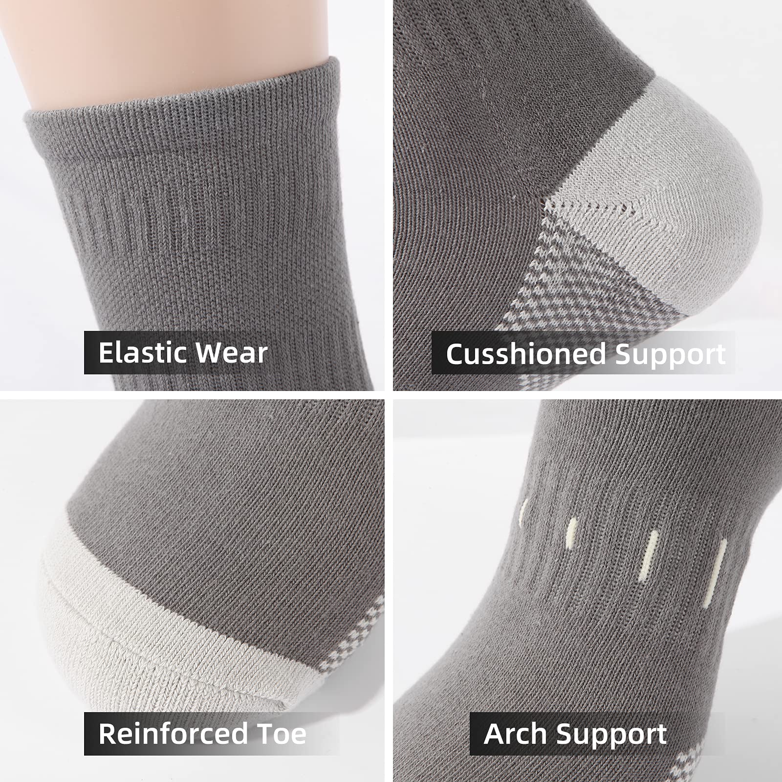 Chaussette Homme 43 - 46 39 - 42 chaussette homme hiver Sport, Chaussettes Hautes Homme Chaussettes 6 paires - fitnessterapy