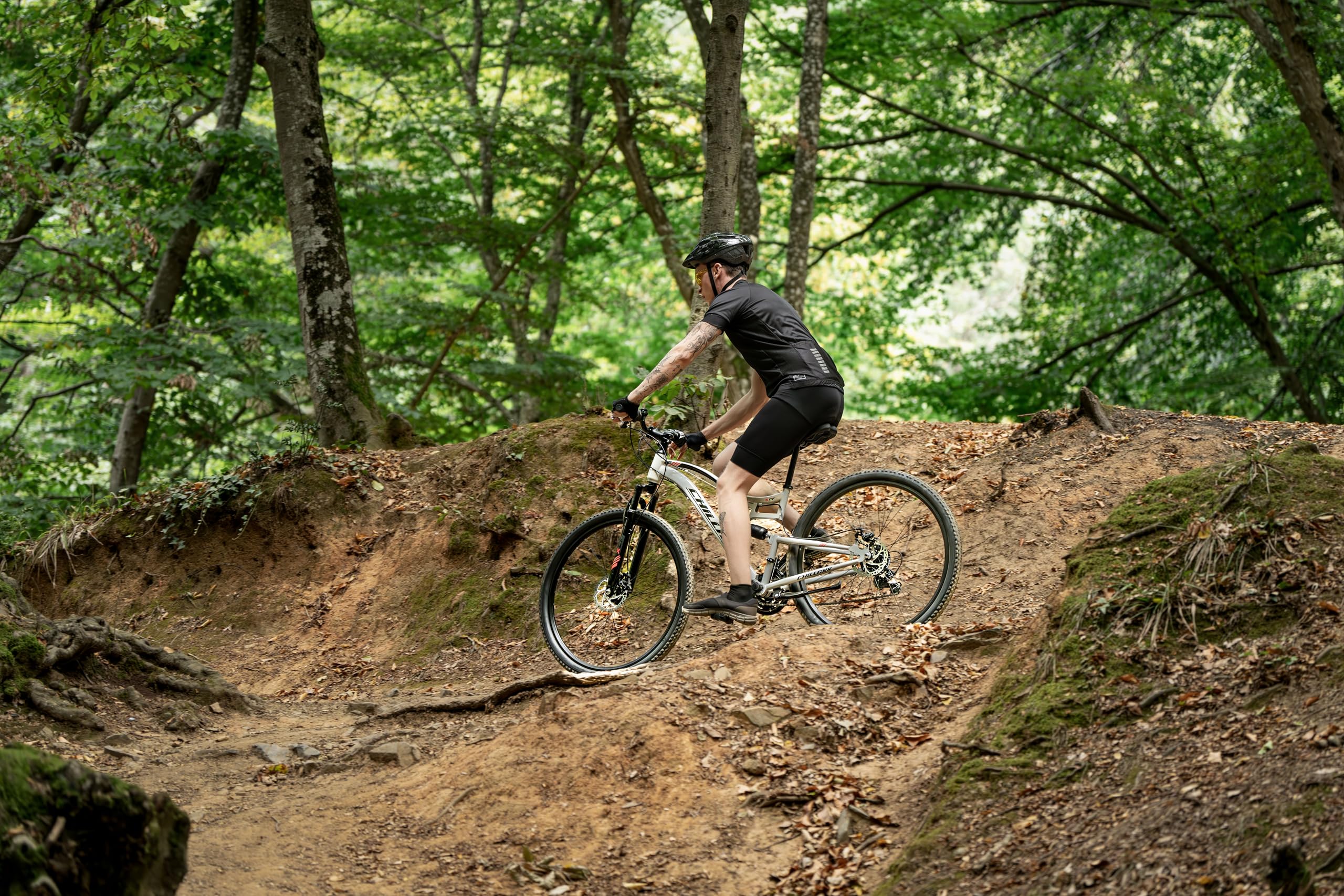 Chillaxx Falcon VTT de 24, 26, 27,5 et 29″, pour garçons, filles, femmes et hommes, frein à disque, dérailleur à 21 vitesses, suspension complète - fitnessterapy