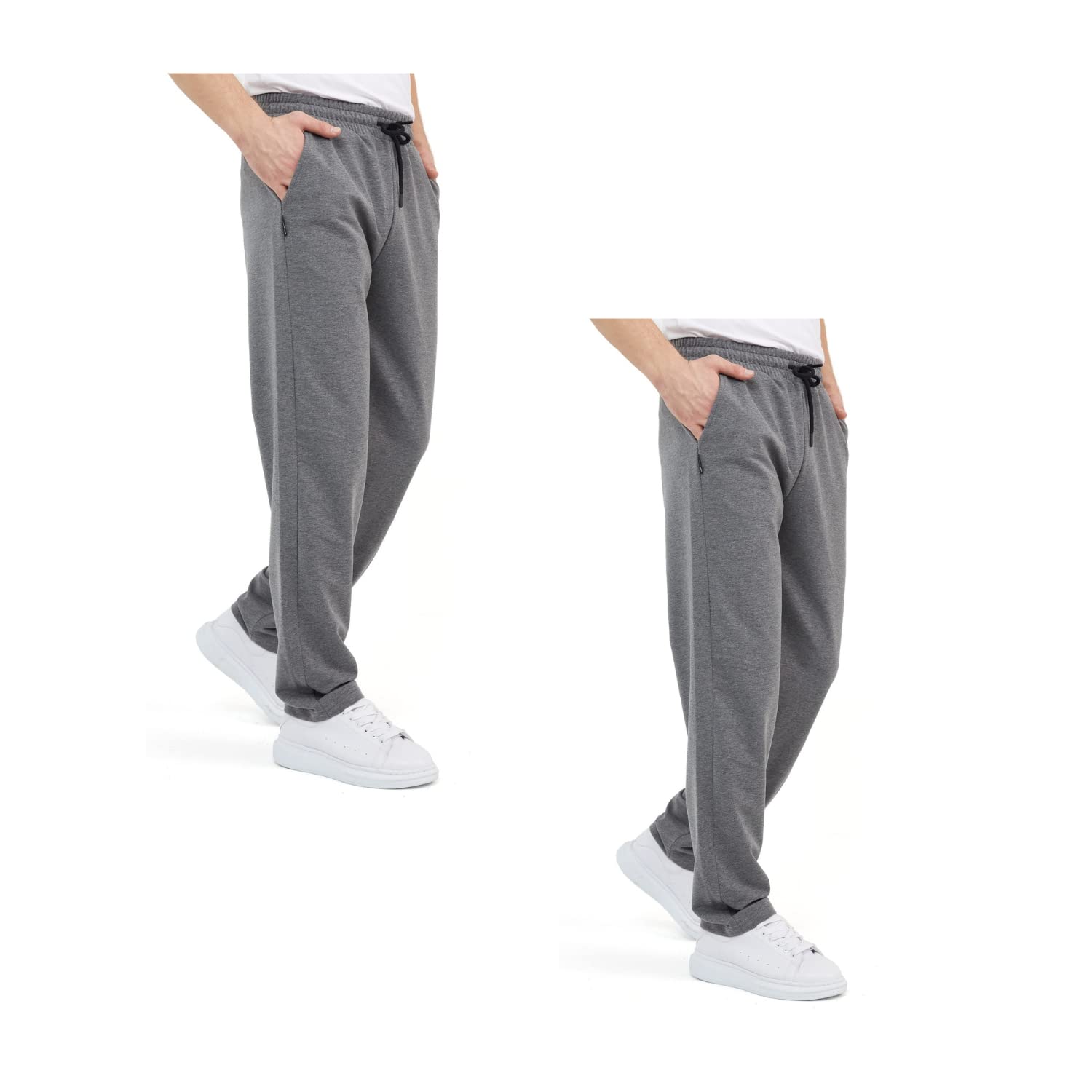 Comeor Pantalon de Jogging Pantalon de Survêtement en Coton pour Homme - Pantalon de Sport Long pour Homme - Joggers - fitnessterapy