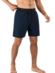 Comilaka Homme Shorts de Sport 7" Short Course à Pied Léger Séchage Rapide Running Jogging Fitness Short avec Poches Zippées - fitnessterapy