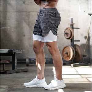 Compression Shorts Hommes Sport Séchage Rapide Short Course Pantalon Court Leggings Sport Poche Base Layer Stretch Fitness - fitnessterapy