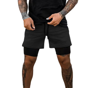 Compression Shorts Hommes Sport Séchage Rapide Short Course Pantalon Court Leggings Sport Poche Base Layer Stretch Fitness - fitnessterapy