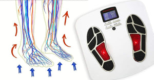 Drainastim Pro Stimulateur circulatoire Masseurs électriques pour les pieds - Dispositif Médical Homologué - Réactive la Circulation - Dégonfle les Jambes - Lutte contre les Varices et les Douleurs - fitnessterapy