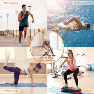 Dskeuzeew Rameur magnétique à 8 Niveaux avec Affichage LED, Rail Coulissant Silencieux pour la Maison, la Salle de Gym, l'équipement d'entraînement d'intérieur - fitnessterapy