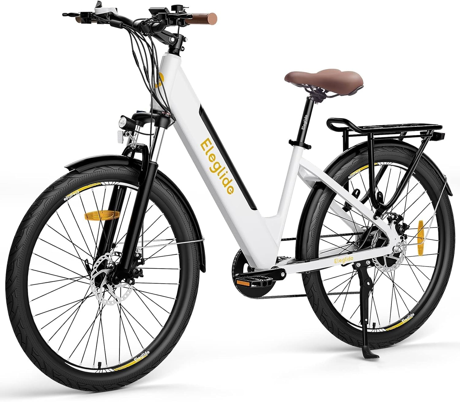 Eleglide Vélo électrique Vélo électrique de 27,5 Pouces, Batterie 36V 12,5Ah, écran LCD,7 Vitesses, E - Bike Urbain Adulte - fitnessterapy