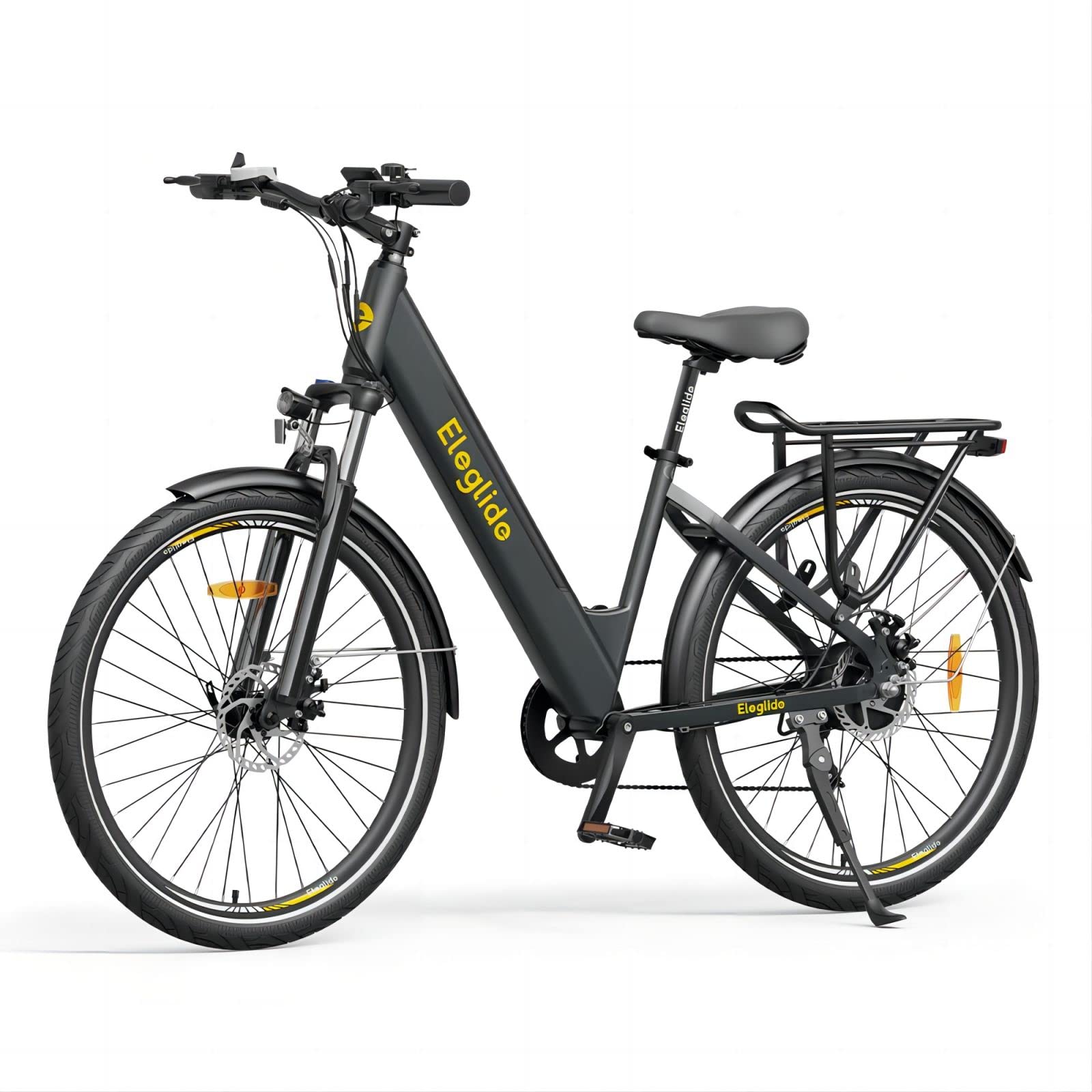 Eleglide Vélo électrique Vélo électrique de 27,5 Pouces, Batterie 36V 12,5Ah, écran LCD,7 Vitesses, E - Bike Urbain Adulte - fitnessterapy