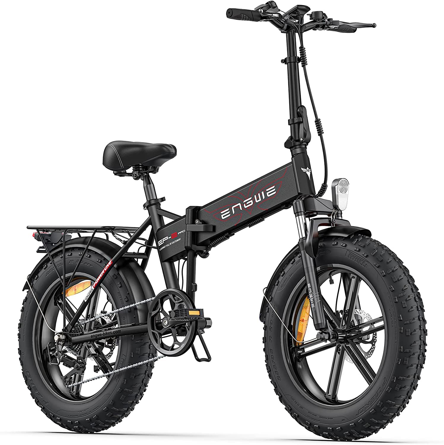 ENGWE Pro Vélo électrique Pliable 20" 7 Vitesses Batterie 48V 13Ah Autonomie 120km Tout - Terrain VTT - fitnessterapy