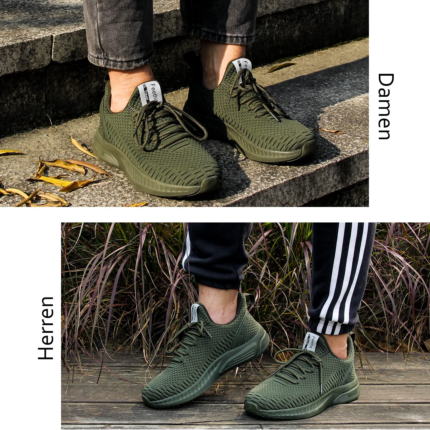 Feethit Baskets Homme Chaussures de Sport Running Chaussures de Marche Course Respirantes Fitness Jogging Outdoor Gym - fitnessterapy
