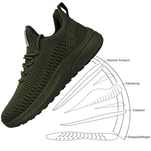 Feethit Baskets Homme Chaussures de Sport Running Chaussures de Marche Course Respirantes Fitness Jogging Outdoor Gym - fitnessterapy