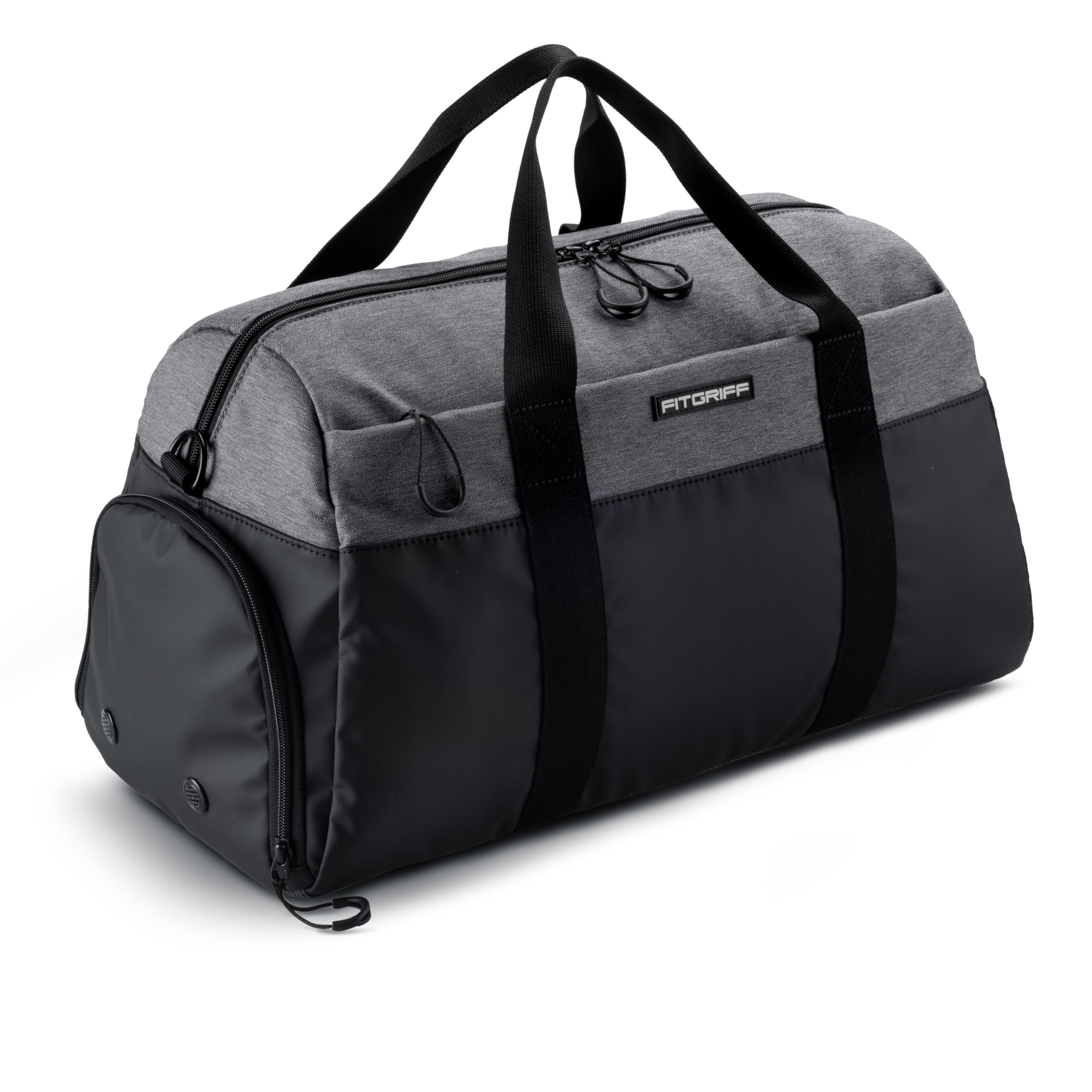 Fitgriff® Sac de Sport Homme & Femme V2 - Sacs de Voyage avec Compartiments Chaussures et Humide, pour Gym, Fitness, Musculation, Weekend - fitnessterapy