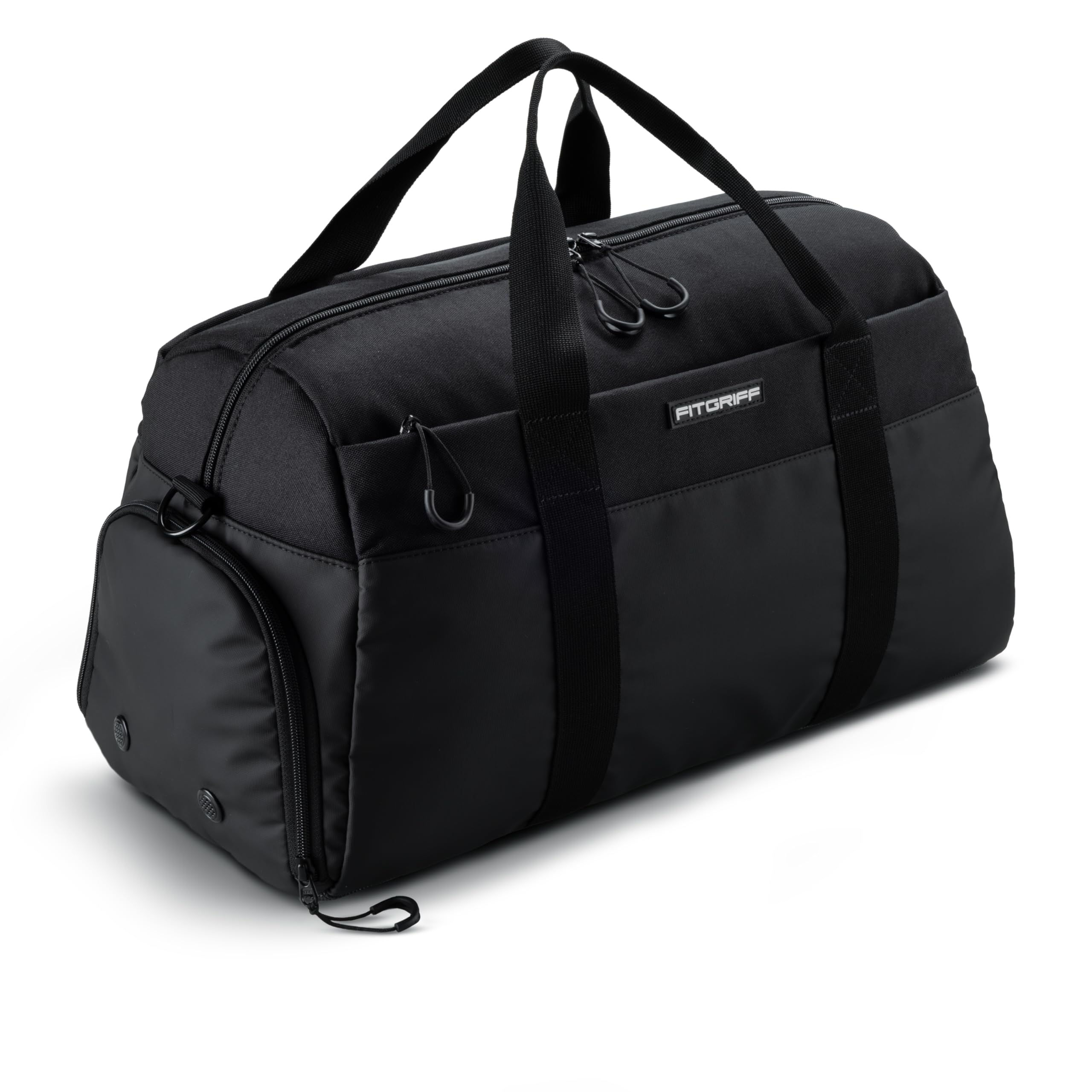 Fitgriff® Sac de Sport Homme & Femme V2 - Sacs de Voyage avec Compartiments Chaussures et Humide, pour Gym, Fitness, Musculation, Weekend - fitnessterapy