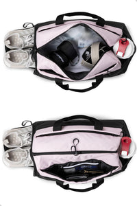 Fitgriff® Sac de Sport Homme & Femme V2 - Sacs de Voyage avec Compartiments Chaussures et Humide, pour Gym, Fitness, Musculation, Weekend - fitnessterapy