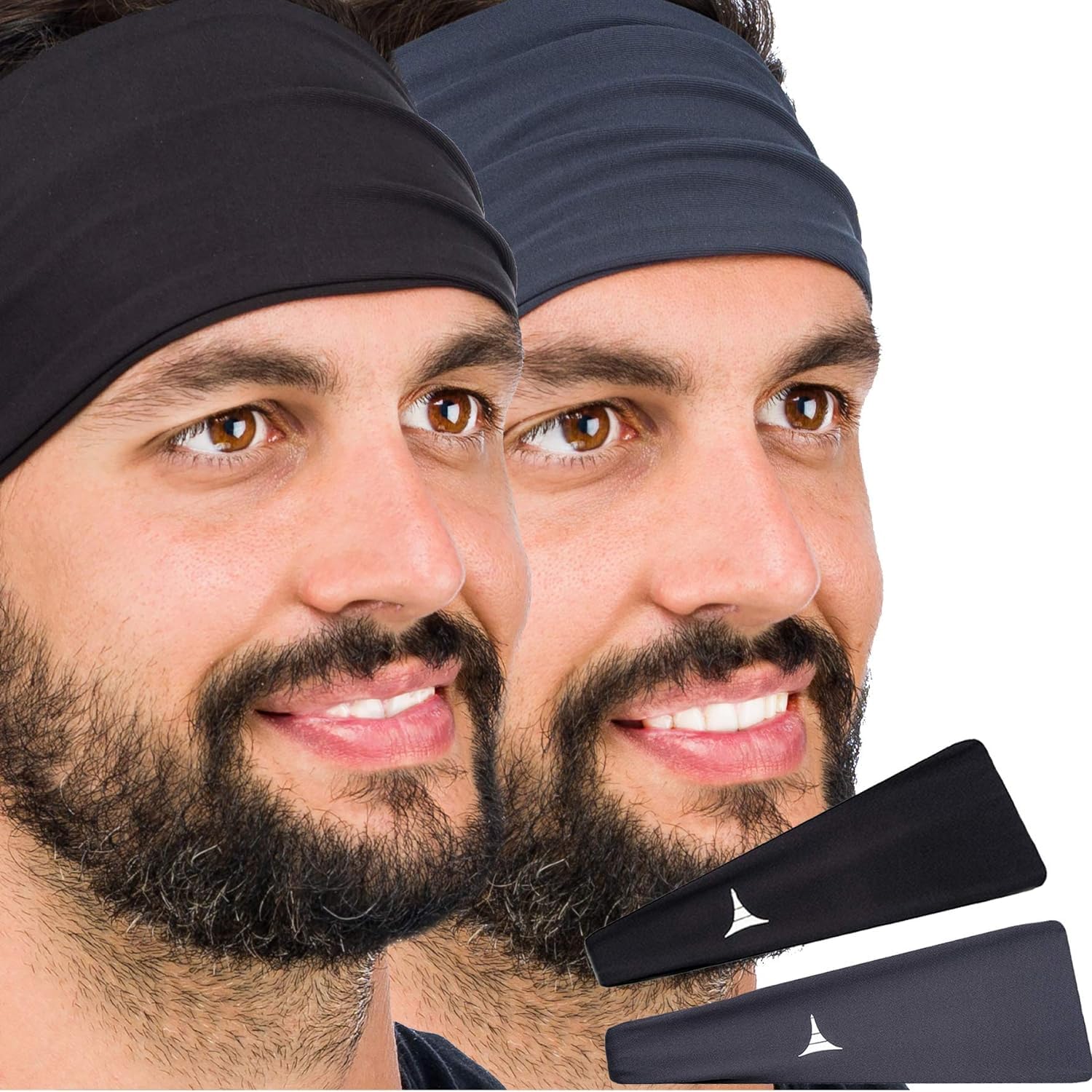 French Fitness Revolution - Bandeau de Sport Extensible pour Homme et Femme - Bandeau Anti - Transpiration pour la Course à Pied, Le Cyclisme, Le Basket - Ball, Le Yoga, Le Fitness - Bandeau - fitnessterapy