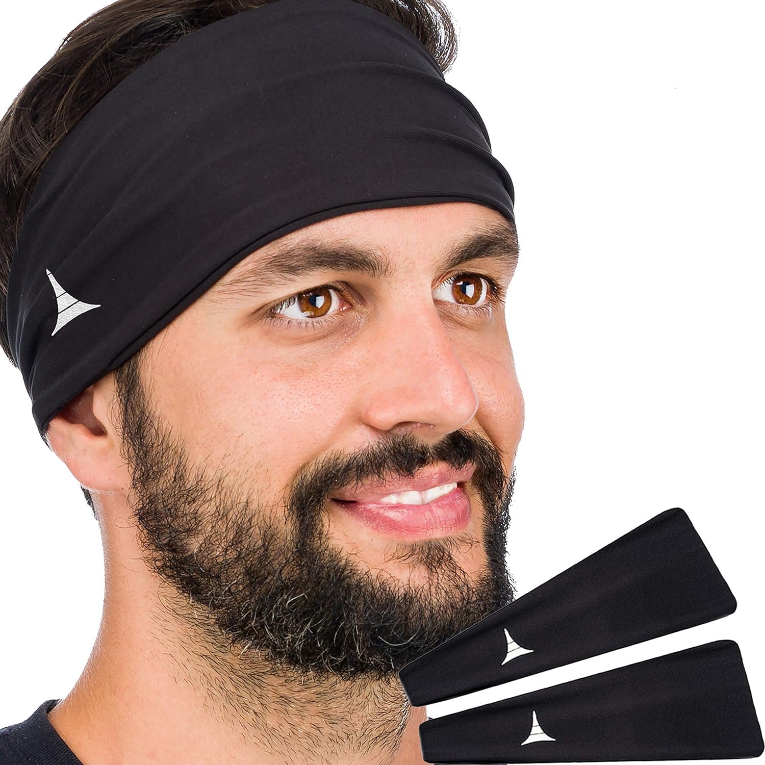 French Fitness Revolution - Bandeau de Sport Extensible pour Homme et Femme - Bandeau Anti - Transpiration pour la Course à Pied, Le Cyclisme, Le Basket - Ball, Le Yoga, Le Fitness - Bandeau - fitnessterapy