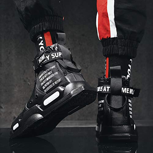 FUSHITON Baskets Mode pour Hommes Chaussures Montantes Chaussures de Course Chaussures de Marche Sport Baskets - fitnessterapy