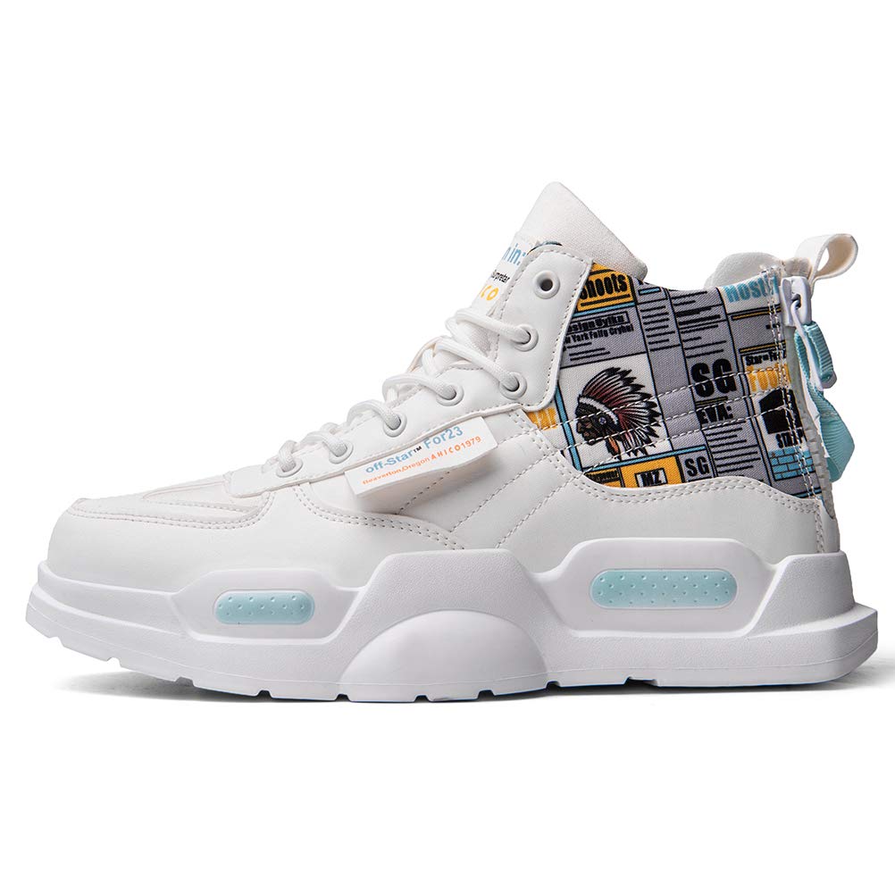 FUSHITON Baskets Mode pour Hommes Chaussures Montantes Chaussures de Course Chaussures de Marche Sport Baskets - fitnessterapy