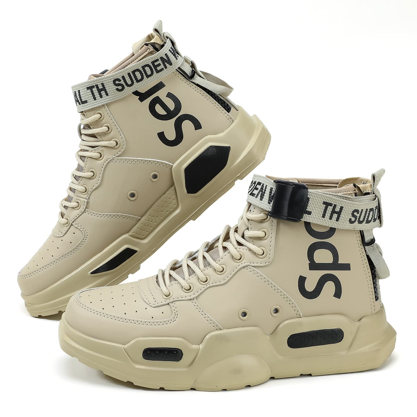 FUSHITON Baskets Mode pour Hommes Chaussures Montantes Chaussures de Course Chaussures de Marche Sport Baskets - fitnessterapy