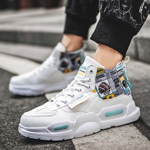 FUSHITON Baskets Mode pour Hommes Chaussures Montantes Chaussures de Course Chaussures de Marche Sport Baskets - fitnessterapy