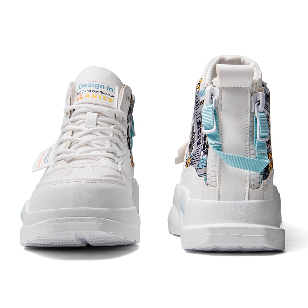 FUSHITON Baskets Mode pour Hommes Chaussures Montantes Chaussures de Course Chaussures de Marche Sport Baskets - fitnessterapy