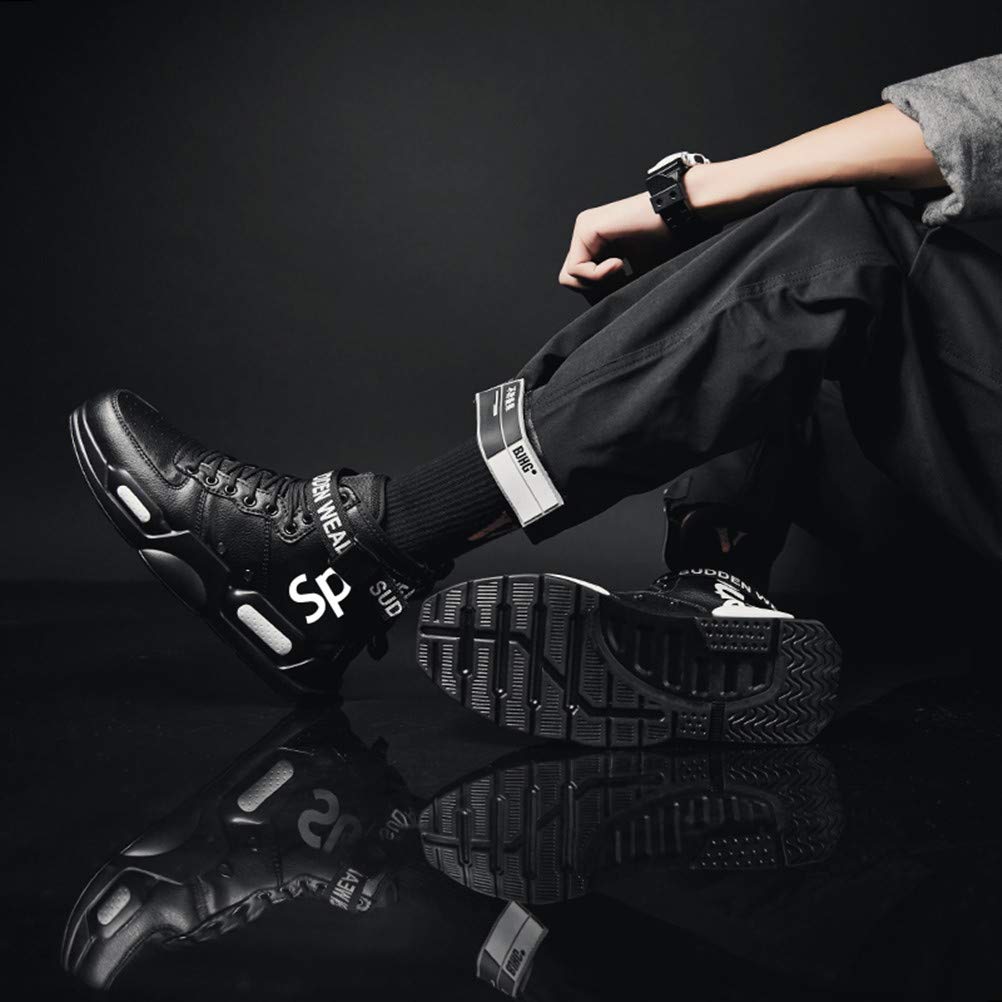 FUSHITON Baskets Mode pour Hommes Chaussures Montantes Chaussures de Course Chaussures de Marche Sport Baskets - fitnessterapy