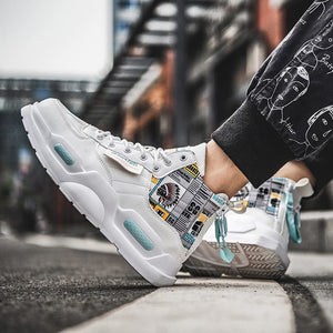 FUSHITON Baskets Mode pour Hommes Chaussures Montantes Chaussures de Course Chaussures de Marche Sport Baskets - fitnessterapy