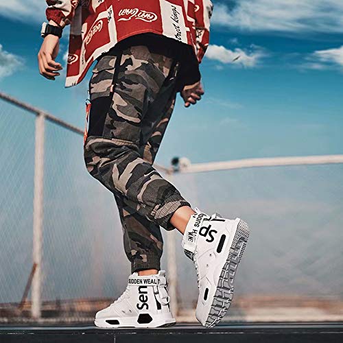 FUSHITON Baskets Mode pour Hommes Chaussures Montantes Chaussures de Course Chaussures de Marche Sport Baskets - fitnessterapy
