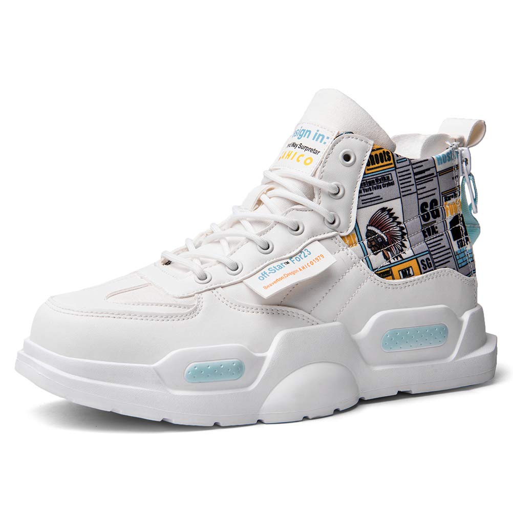 FUSHITON Baskets Mode pour Hommes Chaussures Montantes Chaussures de Course Chaussures de Marche Sport Baskets - fitnessterapy