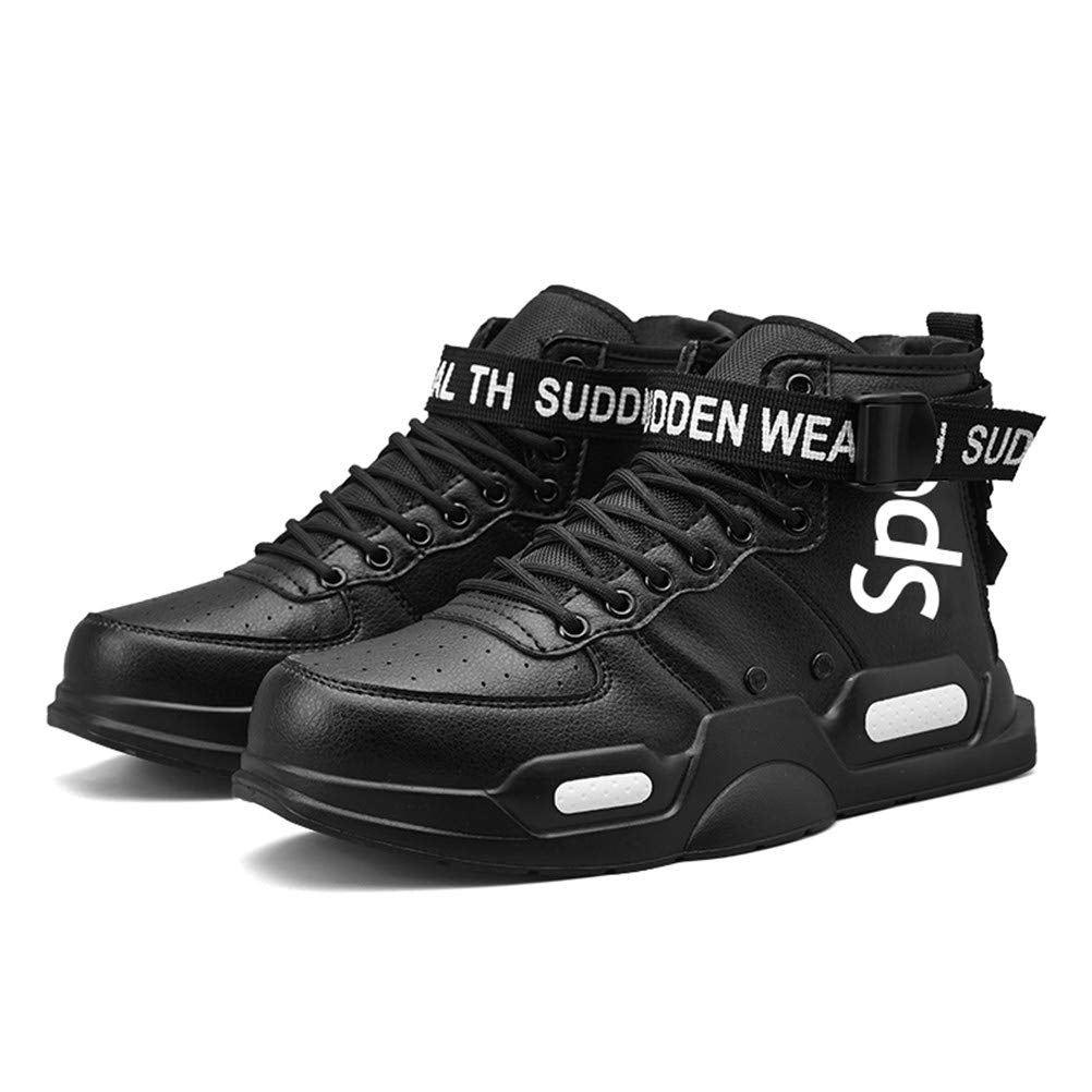 FUSHITON Baskets Mode pour Hommes Chaussures Montantes Chaussures de Course Chaussures de Marche Sport Baskets - fitnessterapy