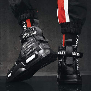 FUSHITON Baskets Mode pour Hommes Chaussures Montantes Chaussures de Course Chaussures de Marche Sport Baskets - fitnessterapy
