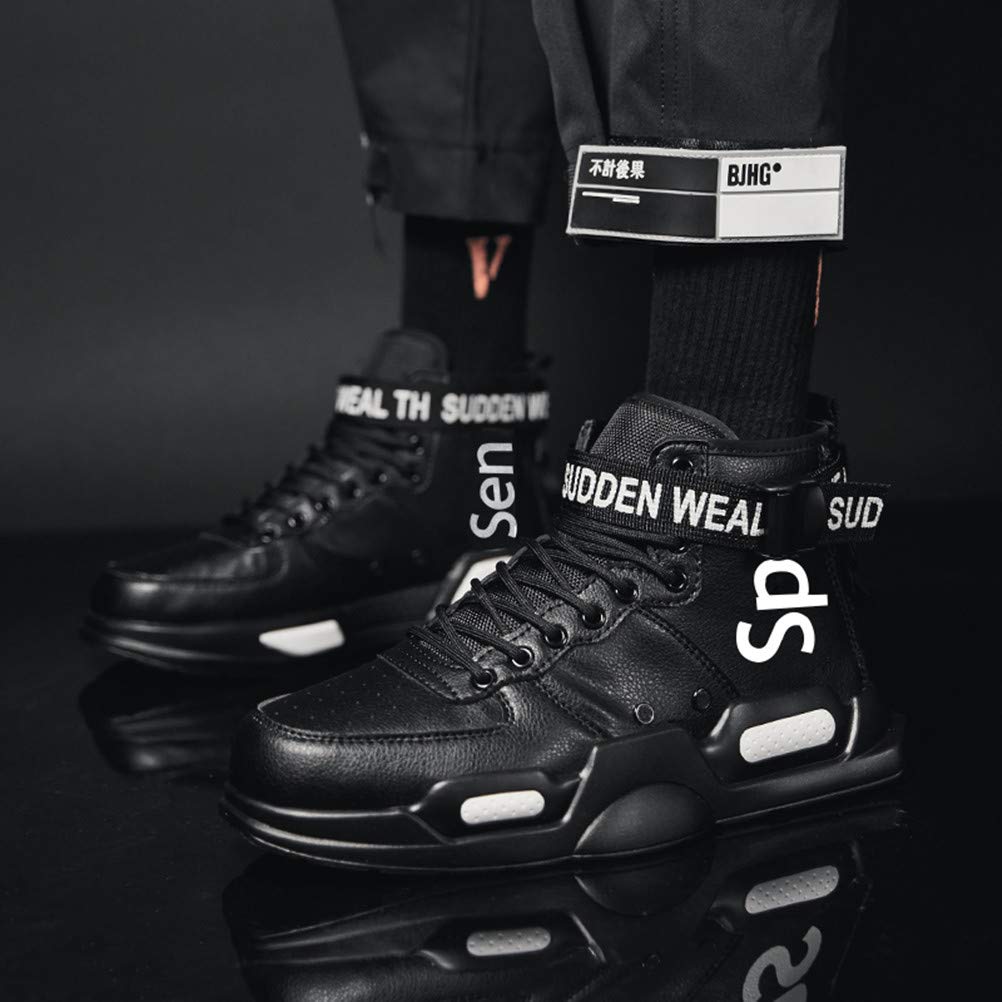 FUSHITON Baskets Mode pour Hommes Chaussures Montantes Chaussures de Course Chaussures de Marche Sport Baskets - fitnessterapy