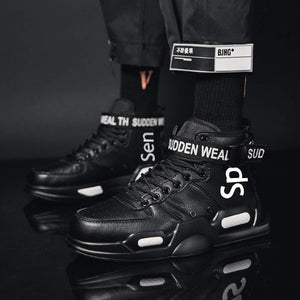 FUSHITON Baskets Mode pour Hommes Chaussures Montantes Chaussures de Course Chaussures de Marche Sport Baskets - fitnessterapy