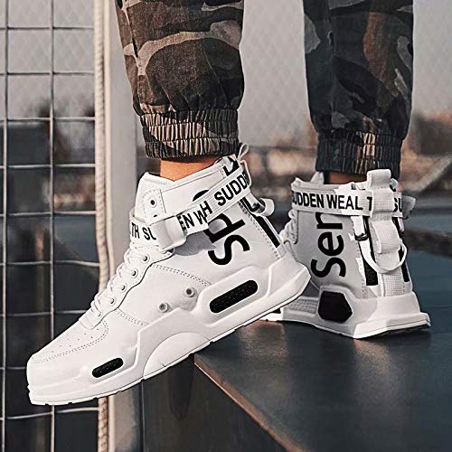 FUSHITON Baskets Mode pour Hommes Chaussures Montantes Chaussures de Course Chaussures de Marche Sport Baskets - fitnessterapy
