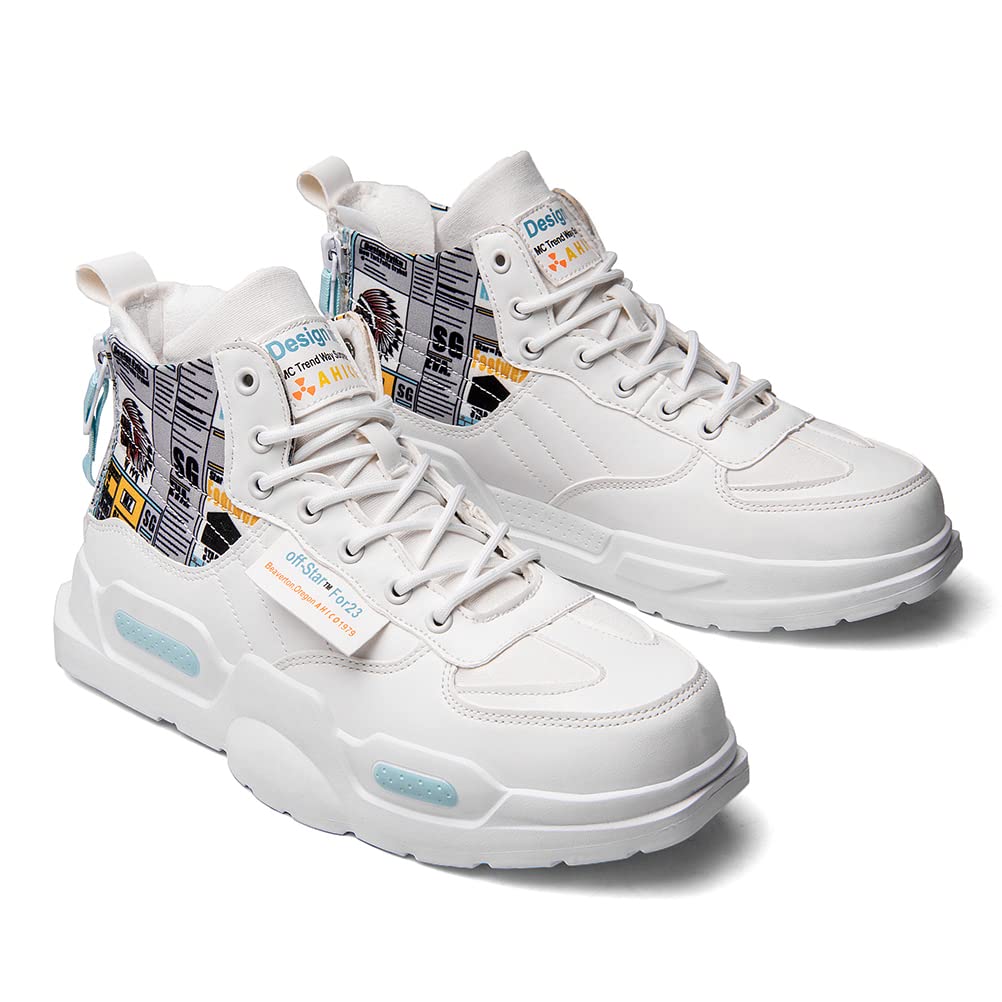 FUSHITON Baskets Mode pour Hommes Chaussures Montantes Chaussures de Course Chaussures de Marche Sport Baskets - fitnessterapy