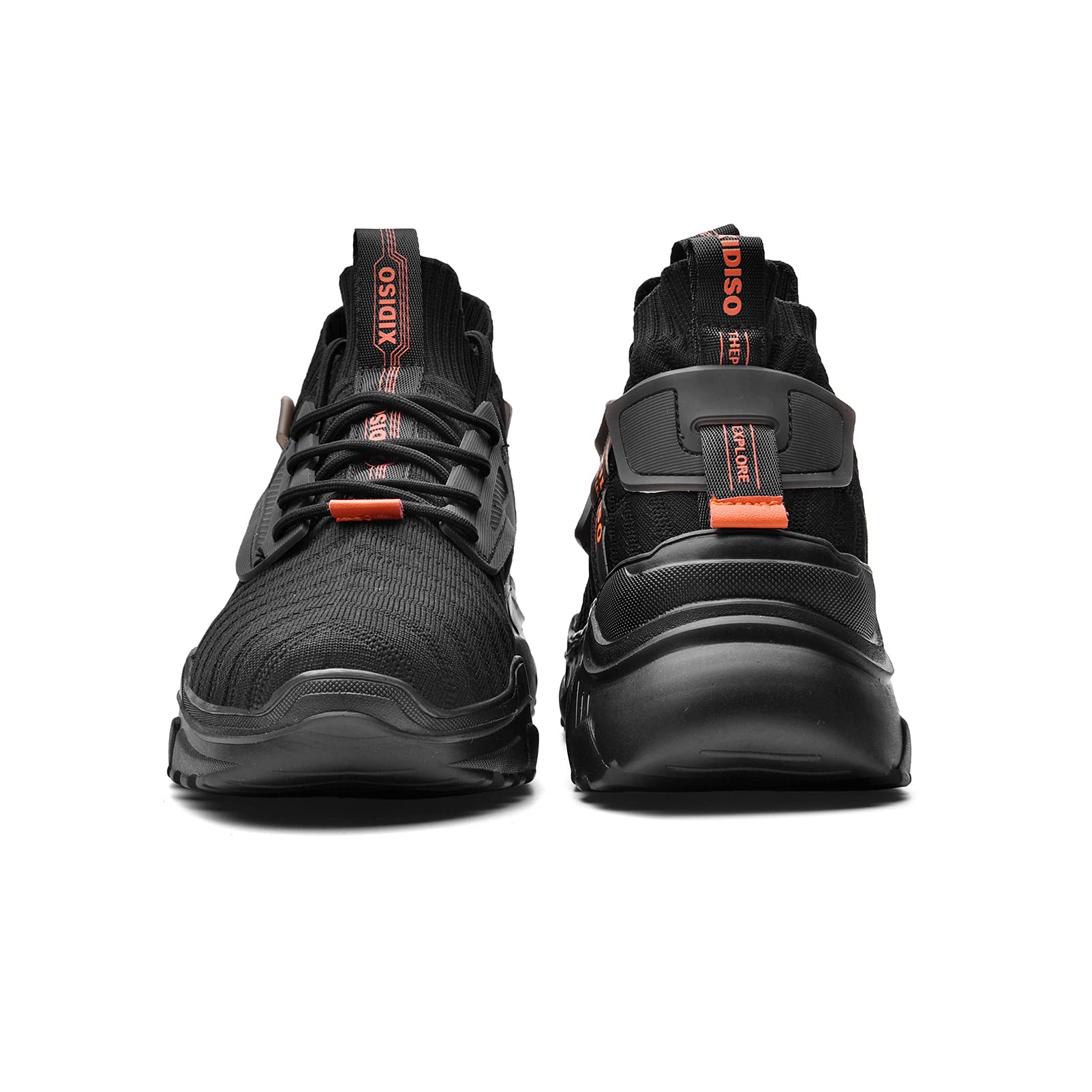FUSHITON Chaussure Homme Sneakers Baskets Montante Mode Chaussures de Course Marche Hautes Décontractées Sport - fitnessterapy