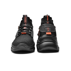 FUSHITON Chaussure Homme Sneakers Baskets Montante Mode Chaussures de Course Marche Hautes Décontractées Sport - fitnessterapy