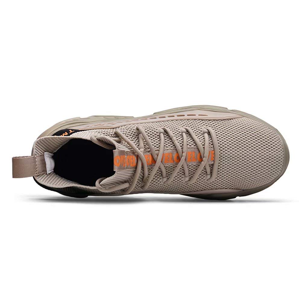 FUSHITON Chaussure Homme Sneakers Baskets Montante Mode Chaussures de Course Marche Hautes Décontractées Sport - fitnessterapy