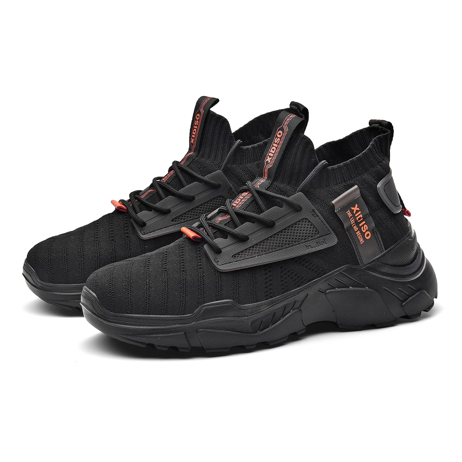 FUSHITON Chaussure Homme Sneakers Baskets Montante Mode Chaussures de Course Marche Hautes Décontractées Sport - fitnessterapy