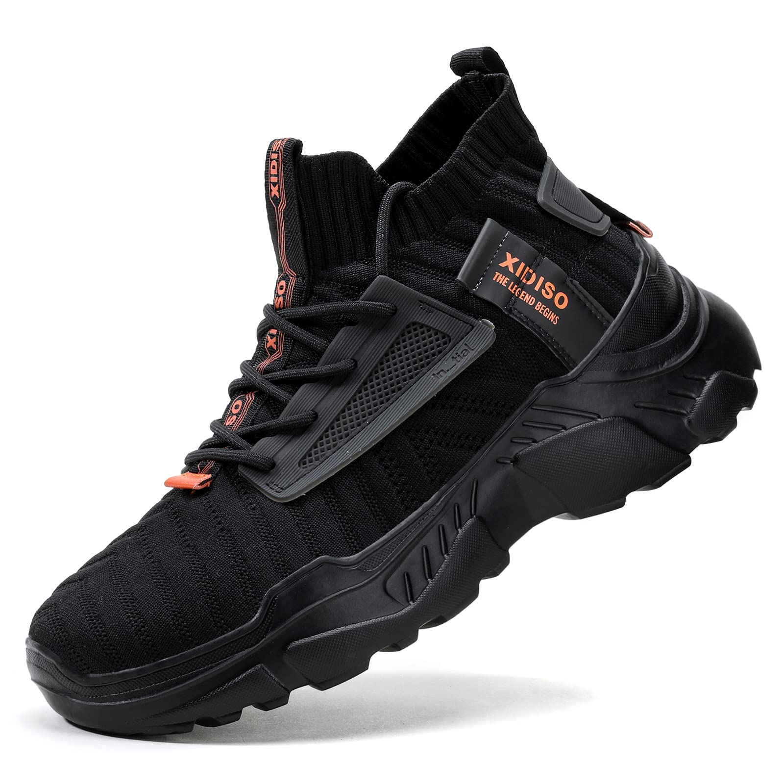 FUSHITON Chaussure Homme Sneakers Baskets Montante Mode Chaussures de Course Marche Hautes Décontractées Sport - fitnessterapy