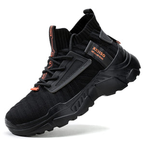 FUSHITON Chaussure Homme Sneakers Baskets Montante Mode Chaussures de Course Marche Hautes Décontractées Sport - fitnessterapy