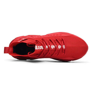 FUSHITON Chaussure Homme Sneakers Baskets Montante Mode Chaussures de Course Marche Hautes Décontractées Sport - fitnessterapy
