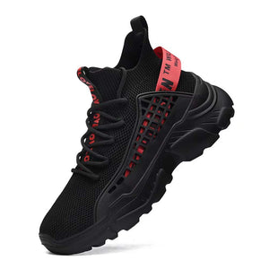 FUSHITON Chaussure Homme Sneakers Baskets Montante Mode Chaussures de Course Marche Hautes Décontractées Sport - fitnessterapy