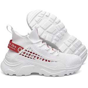 FUSHITON Chaussure Homme Sneakers Baskets Montante Mode Chaussures de Course Marche Hautes Décontractées Sport - fitnessterapy