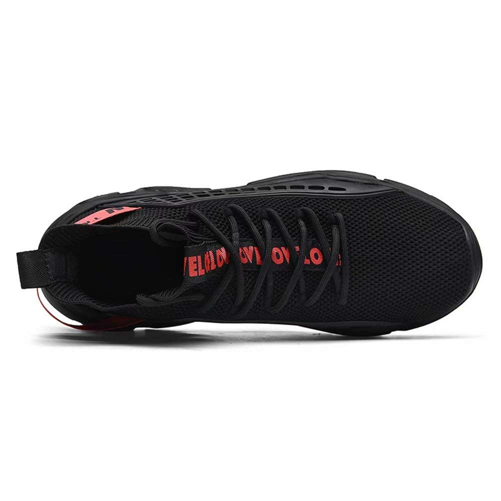 FUSHITON Chaussure Homme Sneakers Baskets Montante Mode Chaussures de Course Marche Hautes Décontractées Sport - fitnessterapy