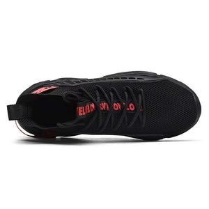 FUSHITON Chaussure Homme Sneakers Baskets Montante Mode Chaussures de Course Marche Hautes Décontractées Sport - fitnessterapy