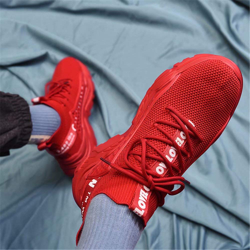 FUSHITON Chaussure Homme Sneakers Baskets Montante Mode Chaussures de Course Marche Hautes Décontractées Sport - fitnessterapy